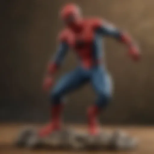 Spiderman themed action figure gift