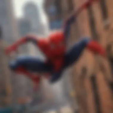 Arachnid Agility: Spider-Man in Action