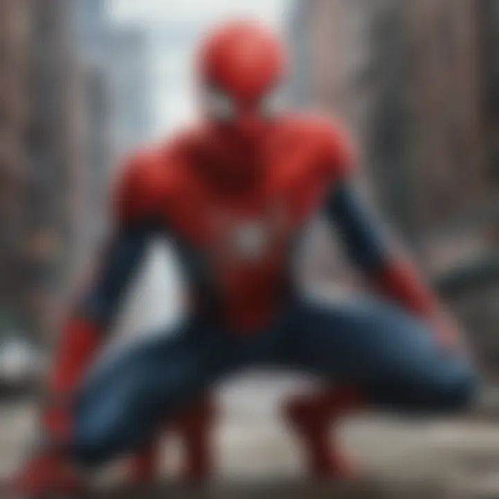 Artistic styles reflected in different Spider-Man posters from various films