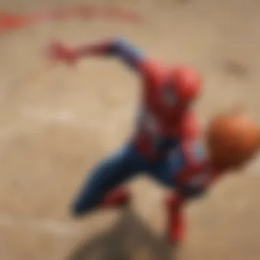 Spider-Man Basketball Court