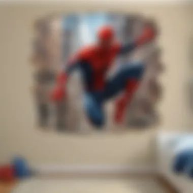Spider-Man Cityscape Wall Decal Spider-Man Cityscape Wall Decal