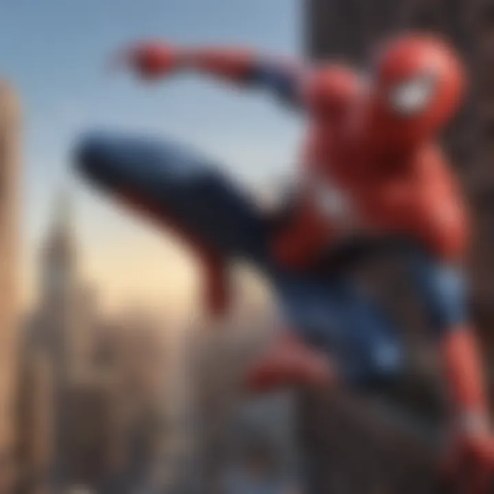 Web-Slinging Adventures: Spider-Man's Cityscape