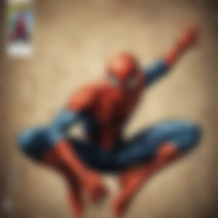 Spider-Man comic book cover art