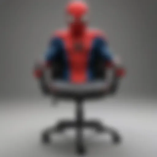 Spiderman Computer Chair Front View