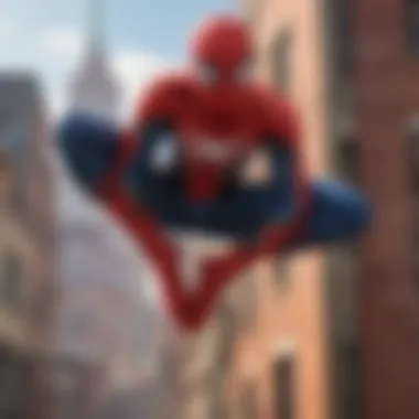 The Fusion of Spider-Man with the Disney Plus Logo Spider-Man and Disney Plus Logo Fusion