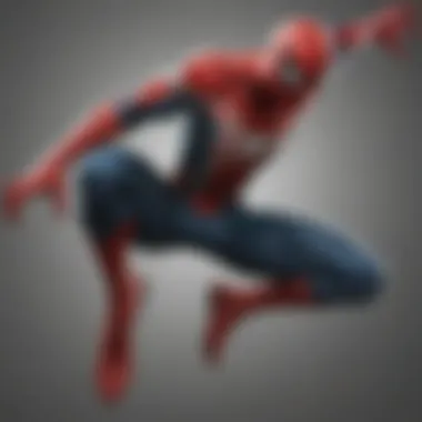 Spider-Man in a dynamic action scene