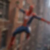 Dynamic combat scene in Spider-Man for PlayStation 4