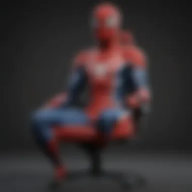 Spider-Man Gaming Chair in Action-Packed Setting