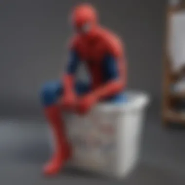 Spiderman laundry basket for the ultimate Spider-Man enthusiasts