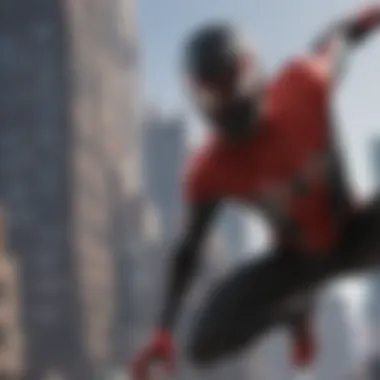 Spider-Man Miles Morales in action