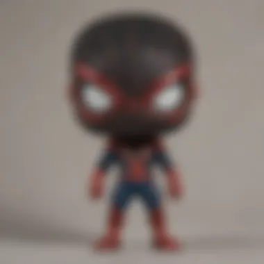 Close-up image of exclusive Funko Pop variants from the Spider-Man: No Way Home line.