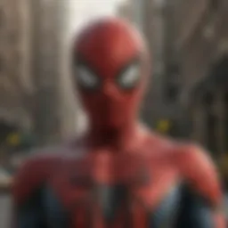 Abstract concept of movie ratings impact on Spiderman: No Way Home