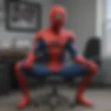 Spider-Man Office Chair in Action