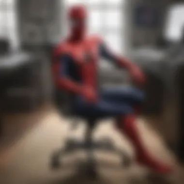 Spider-Man Office Chair Comfort Level