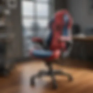 Spider-Man Office Chair Design Detail