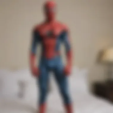 Spider-Man pajamas with web design