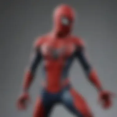 Spider-Man in his iconic red and blue suit