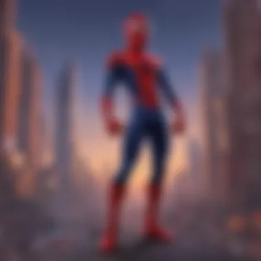 Spiderman Into the Spider-Verse Movie Scene