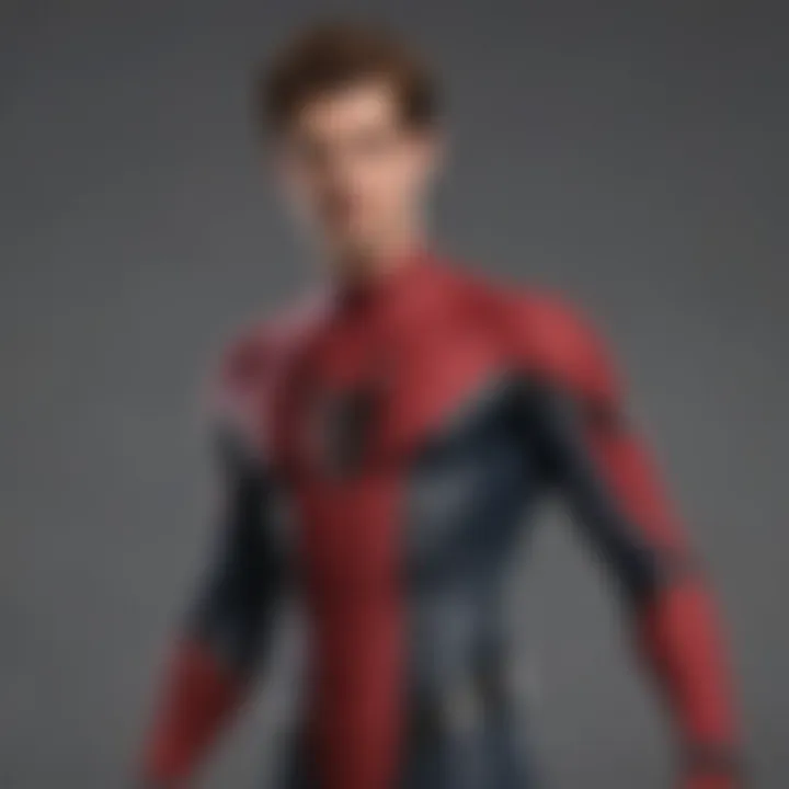 Streaming services logos with Spider-Man poster