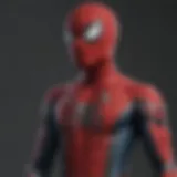 Artistic interpretation of the intricate Spider-Man Homecoming suit design