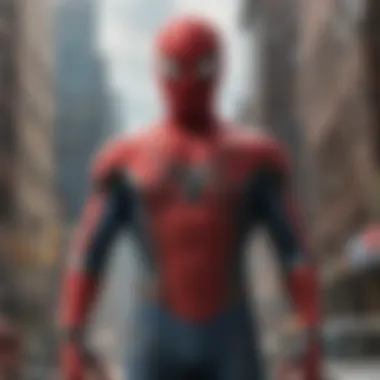 Impactful portrayal of the Spider-Man Homecoming suit in the superhero universe