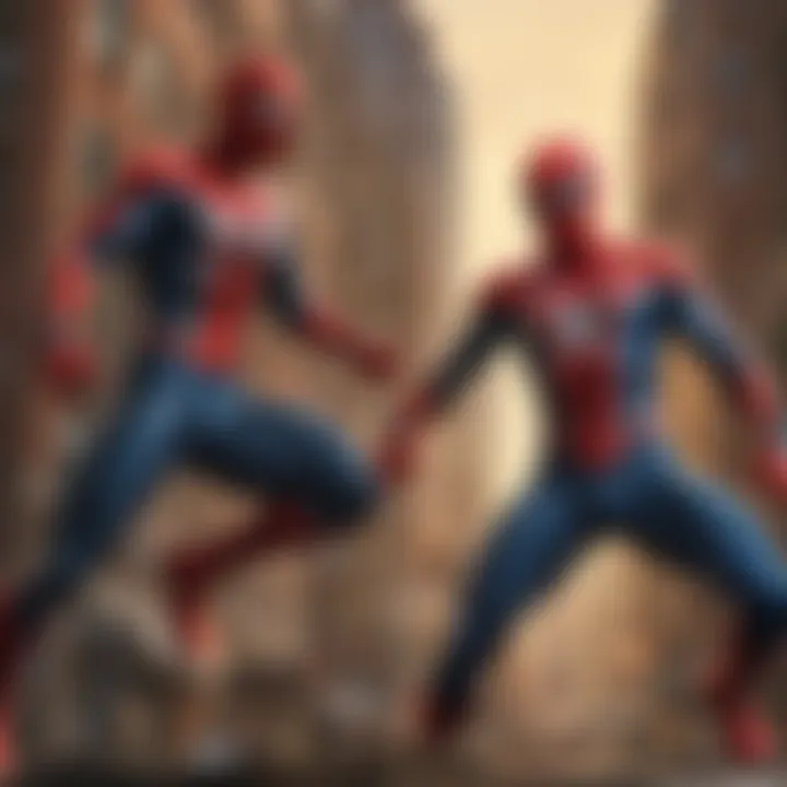 Spider-Man teaming up with other Marvel superheroes