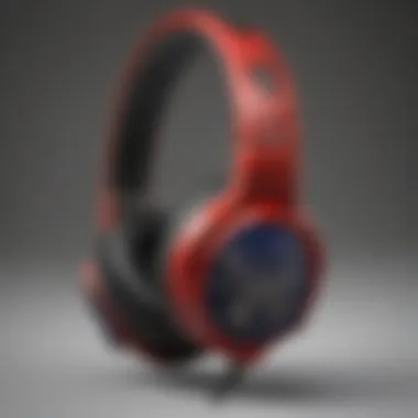 Stylish Spiderman themed headphones