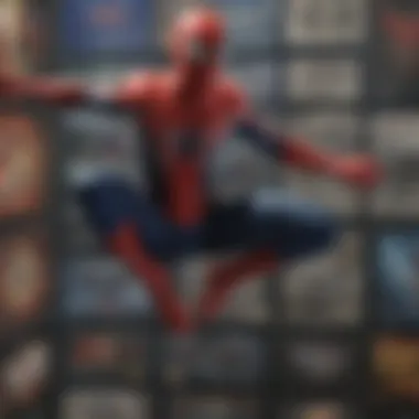 Spider-Man Trilogy Blu-ray Discs with Reflection