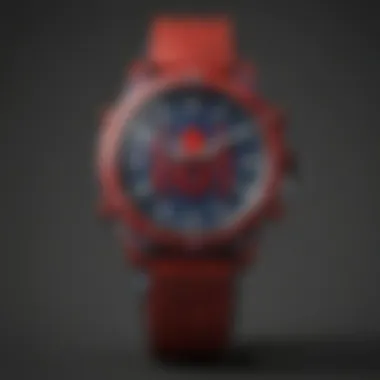 Spiderman watch made from durable materials for active kids