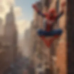 Spidey's Web-Slinging Acrobatics