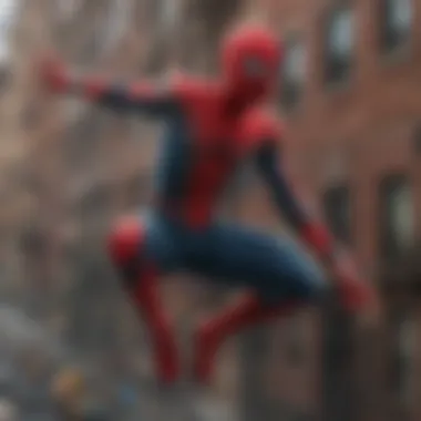 Spider-Man's Web-Slinging Action Sequence