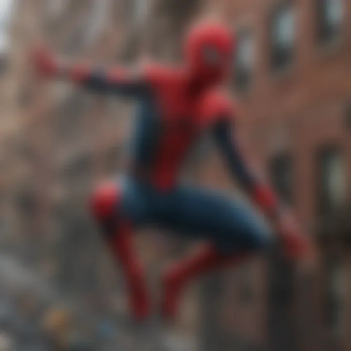 Spider-Man's Web-Slinging Action Sequence