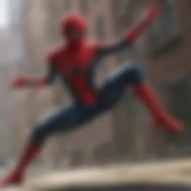 Spider-Man's Dynamic Dance Pose