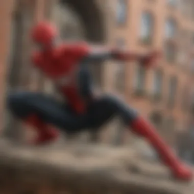 A streaming platform display showing Spider-Man: Far From Home