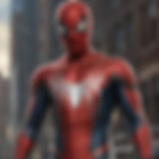 Iconic Red and Blue Suit of Spiderman