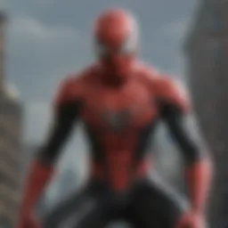 Spider-Man in action