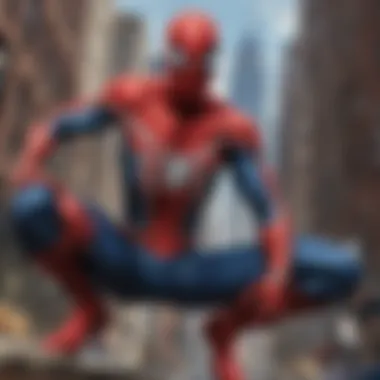 Iconic Spider-Man Video Game Covers Iconic Spider-Man video game cover showcasing dynamic action
