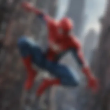 Intricate Cityscape of The Amazing Spider-Man Overview of the game's intricate cityscape filled with details