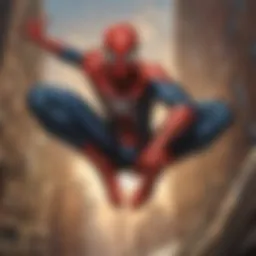 Classic Spider-Man comic cover showcasing dynamic action