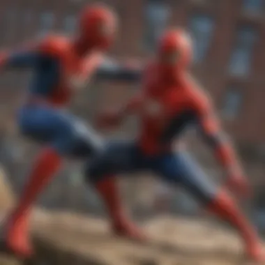 A snapshot of a thrilling boss battle featuring Spider-Man