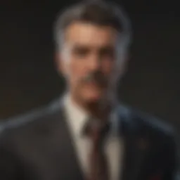 J. Jonah Jameson passionately arguing in the Daily Bugle office.