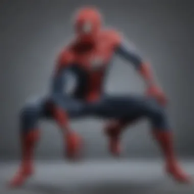An artistic representation of spiders in various outfits, reflecting their portrayal in literature and popular media.