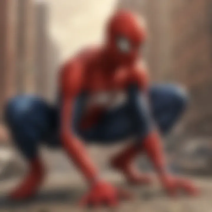 Character dynamics of Spider-Man with supporting cast from various series.