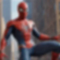 Early mobile adaptation of Spider-Man gameplay