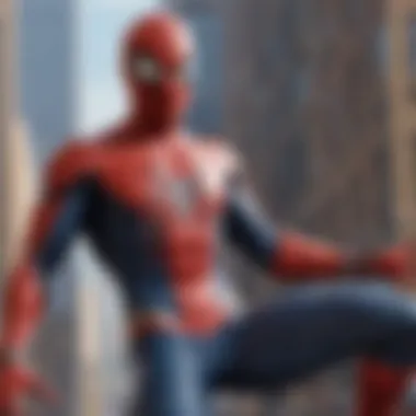 Early mobile adaptation of Spider-Man gameplay