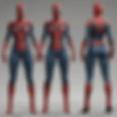 The Evolution of Spider-Man Suit Design Evolution of Spider-Man Suit Design