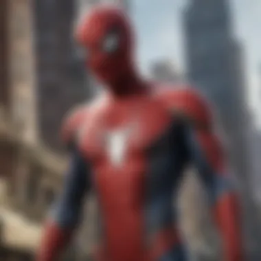 Cinematic Moments: The Heart of Spider-Man An iconic scene from a Spider-Man film, highlighting the emotional depth of the character.