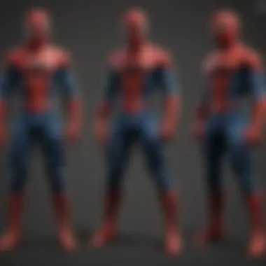 From Pixels to Play: The Video Game Evolution of Spider-Man A detailed look at various Spider-Man video games through the years, showcasing gameplay and graphics.