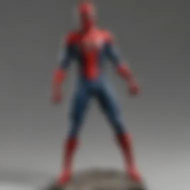 Cultural references and elements influencing the design of the GameStop Spider-Man figure.