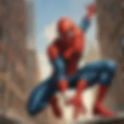 Cover art of Spider-Man Comic Issue 1 showcasing the iconic character